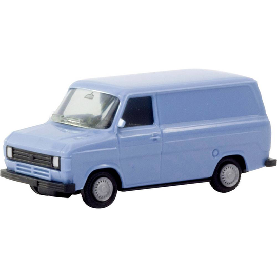 Herpa 094863 H0 Ford Transit låda, pastellblå