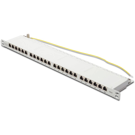 Digitus 26 + 2 Port Nätverk Patchpanel CAT 6 0.5 U