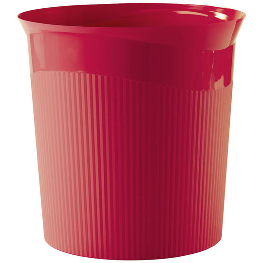 HAN Papperskorg Re-LOOP 18148-917 13 l (Ø x H) 288 mm x 287 mm Plast att återvinna Röd 1 st