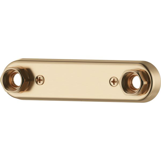 FM Mattsson S600028.62 Blandarfäste Oval, borstad mässing 15 mm