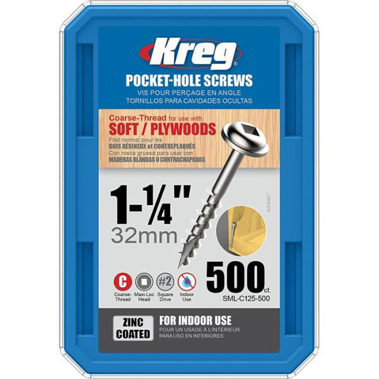 Kreg SML-C125-500 Skruv 32 mm 500-pack