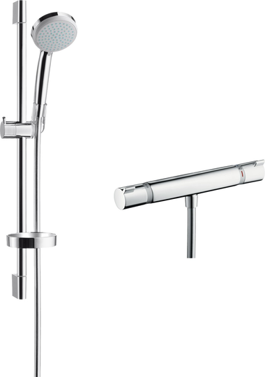 Hansgrohe Duschset Croma 100 Vario EcoSmart - Krom