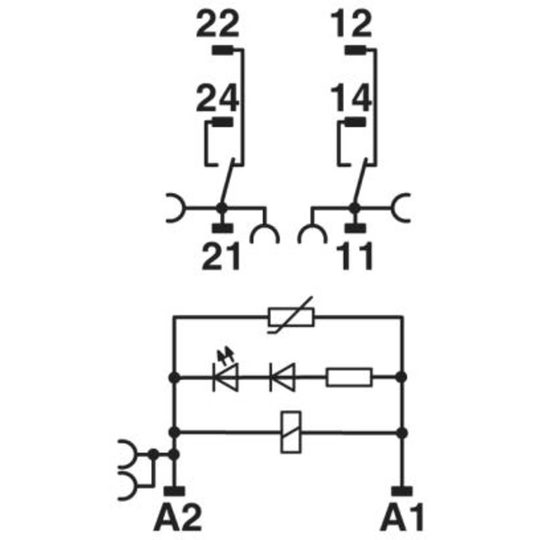 Phoenix Contact 2909775 RIF-1-RPT-LV-120AC/2X21MS Relämodul 10 st
