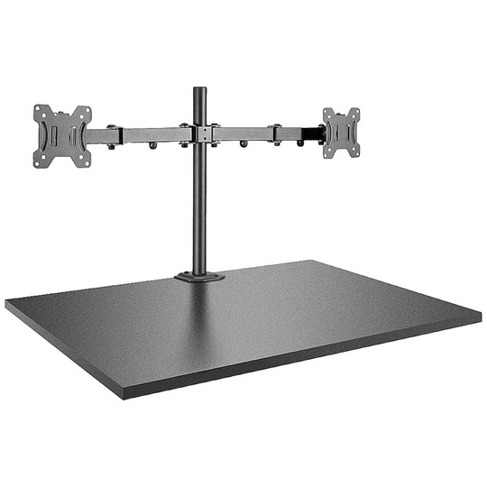 LINDY Lindy 2x Monitor bordsfäste 43,2 cm (17) - 71,1 cm (28) Tilt + Svängbar
