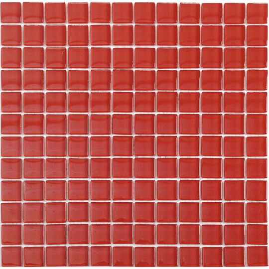 Kristallmosaik Arredo Blank Röd 2,3x2,3 cm