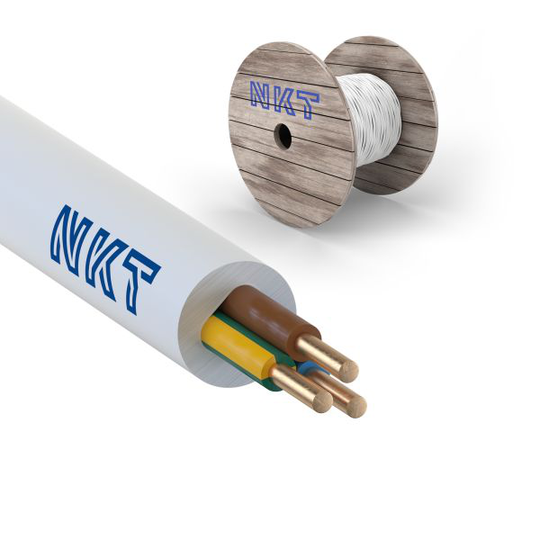 NKT EXQ XTRA Installationskabel 3G1.5 mm², 300/500V 500 m, trumma