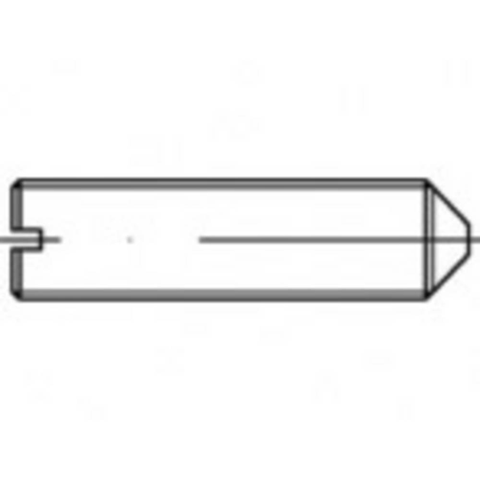 TOOLCRAFT TO-5378232 Gängstift M4 8 mm Rostfritt stål A1 50 st