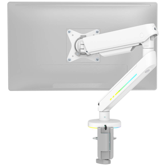 DELTACO GAMING WA95 RGB Single Monitor bordsfäste 43,2 cm (17) - 81,3 cm (32) Tiltbar, Svängbar, Vridbar