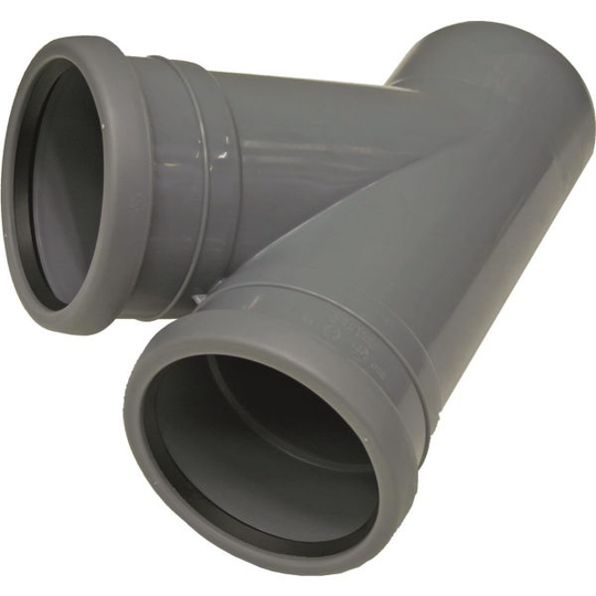 Pipelife 2832078P Grenrör för inomhusavlopp, 15-pack