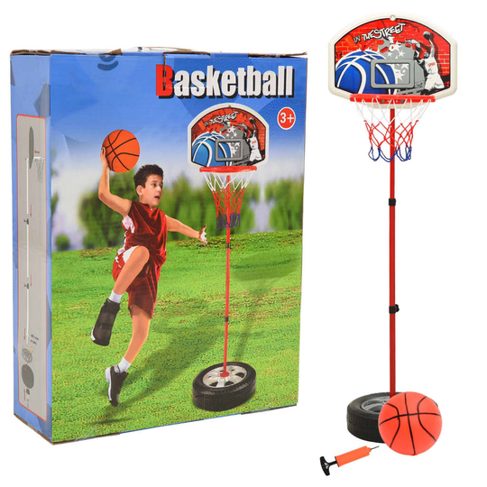 vidaXL Basketkorg justerbar 120 cm
