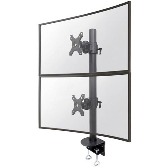 Neomounts by Newstar FPMA-D960DVBLACKPLUS 2x Monitor bordsfäste 43,2 cm (17) - 124,5 cm (49) Svängbar, Roterbar, Tiltbar
