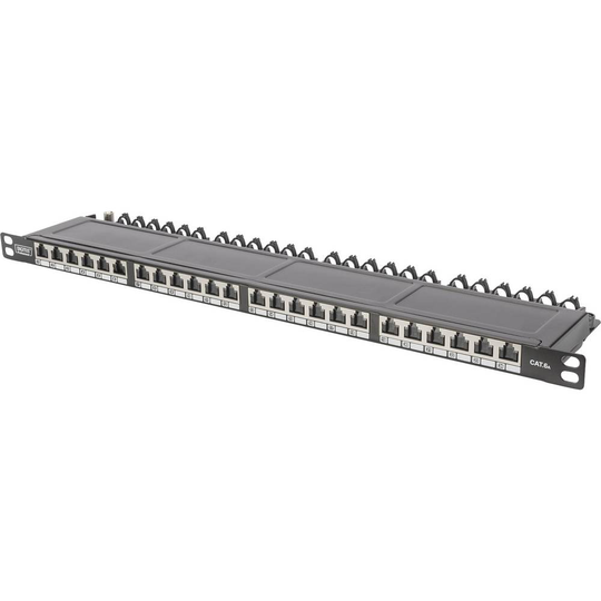 Digitus DN-91624S-SL-EA 26 + 2 Port Nätverk Patchpanel CAT 6A 0.5 U