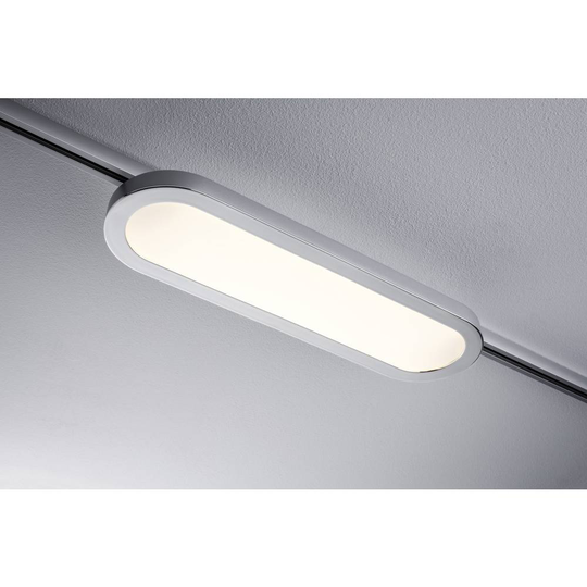 Paulmann Panel Loop Högvolt-skensystem URail LED fast installerad 7 W LED Krom (matt)