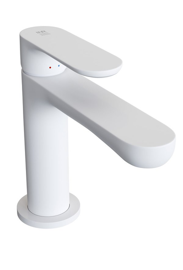 INR Tvättställsblandare Sleek Matt Vit