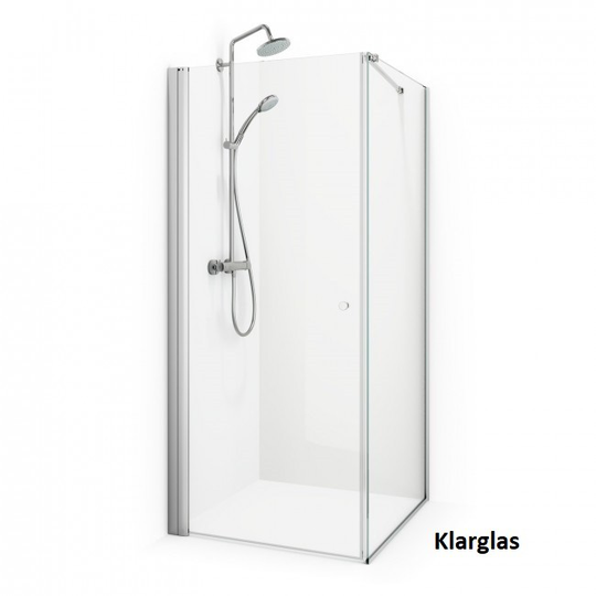 Macro Duschhörn Spirit Swing - Klarglas Matt 100 x 70