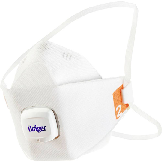 Dräger X-plore® 1920 V 3951925 Dammskyddsmask med ventil FFP2 10 st DIN EN 149:2001 + A1:2009