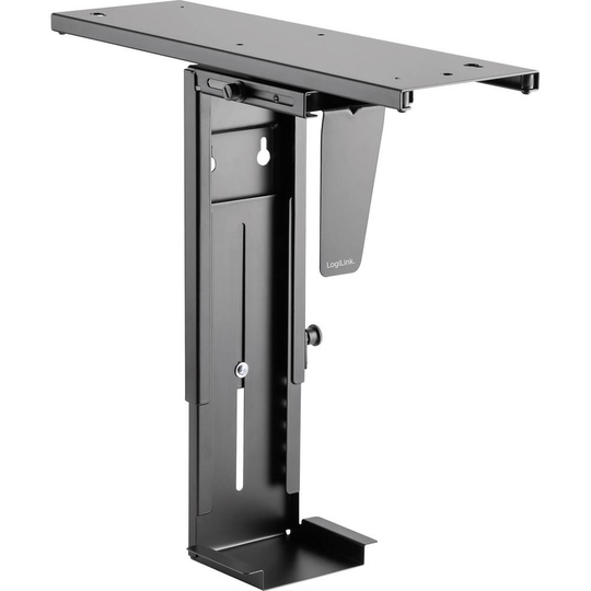 LogiLink PC-hållare Underinbyggnad EO0004 EO0004 Svart Tillåten belastning upp till vikt=10 kg