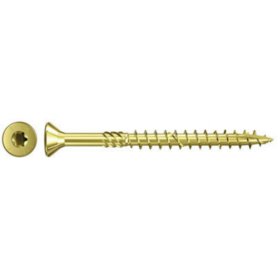 Fischer 660208 MDF-platteskruv 4.5 mm 45 mm Sexkkant galvaniskt förzinkad 200 st
