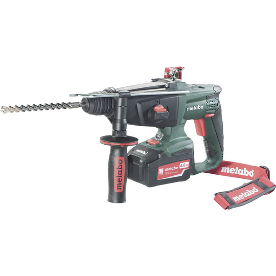 Metabo KHA 18 LTX SDS-Plus-Kombihammare batteri 18 V 5.2 Ah Li-Ion inkl. 2x batterier, inkl. väska