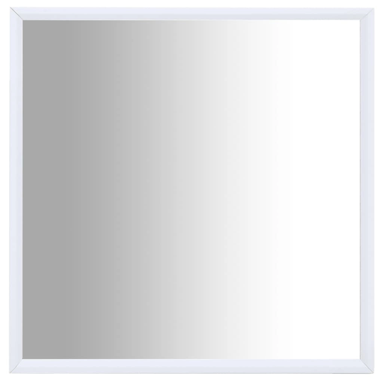 vidaXL Spegel vit 40x40 cm