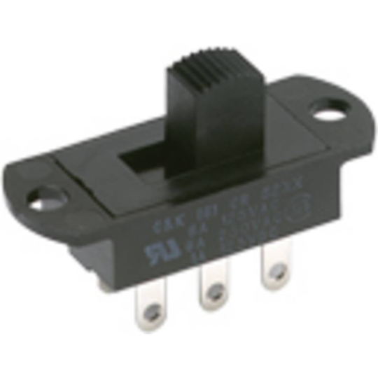 Skjutomkopplare S102031SS03Q 125 V 6 A 1x På/På C & K Switches 1 st Bulk