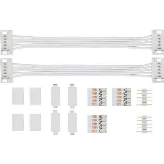 Kontaktdon-set 144 W (max) Kabellängd: 10.00 cm 24 V Plast (L x B x H) 100 x 19 x 7 mm Paulmann PAULMANN 70919
