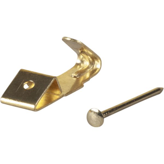 ESSVE 511523 Mässingkrok mässing, inklusive spik 12-pack