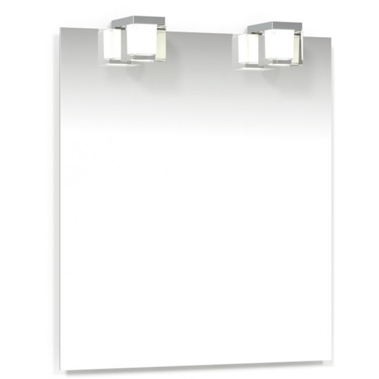 Macro Soul Spegel 600 - 60 cm Spegel Kube 2 X LED