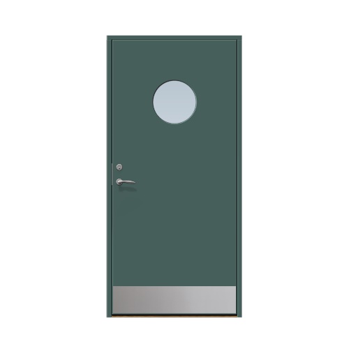 Enkeldörr till villa Solbacka 9 x 20, Högerhängd, Skogsgrön