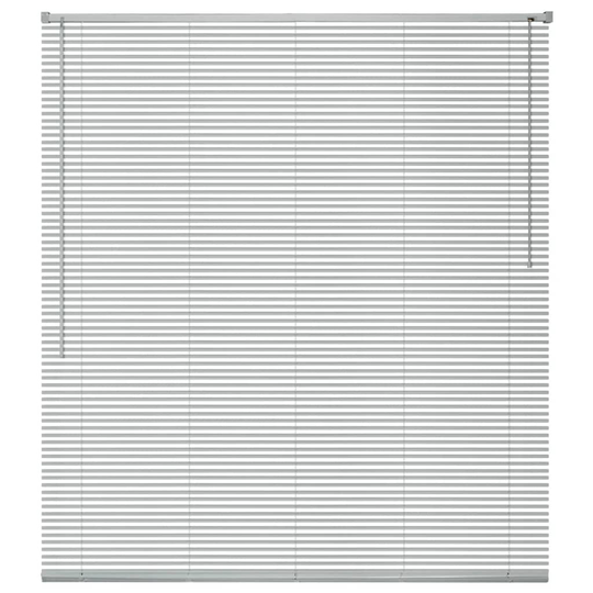 vidaXL Persienner aluminium 100x160 cm silver