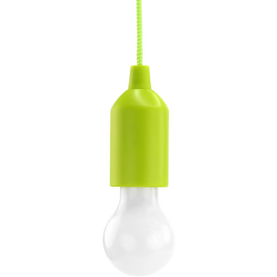 LED Campinglampa HyCell Pull-Light PL 25 lm batteri 50 g Grön 1600-0175