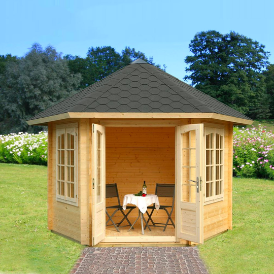 Lusthus Hanna 8–21 m² Takpapp, 8,0 m²