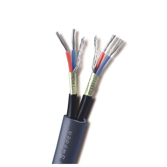 SUPRA 1001800174 Audiokabel flamskyddad och halogenfri 2x2x0.24 mm², 200 m