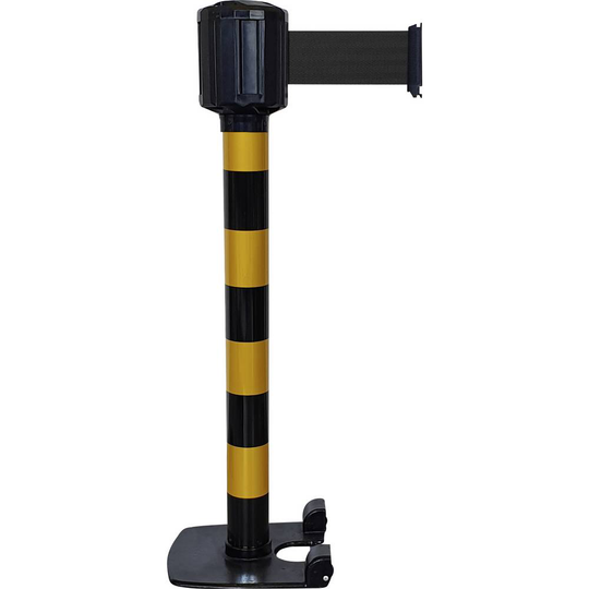 VISO RXLO1100NJBK S/G stolpkär svart rem-vattentät (Ø x H) 80 mm x 1110 mm