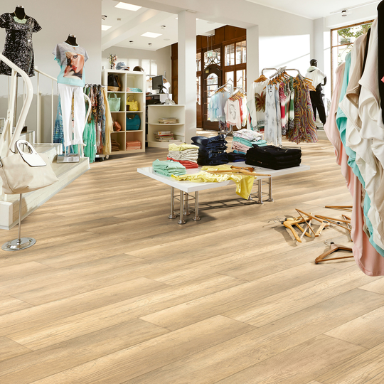 Laminatgolv Meister Laminate LD 150 Ljus Boathouse Ek Strip 6259