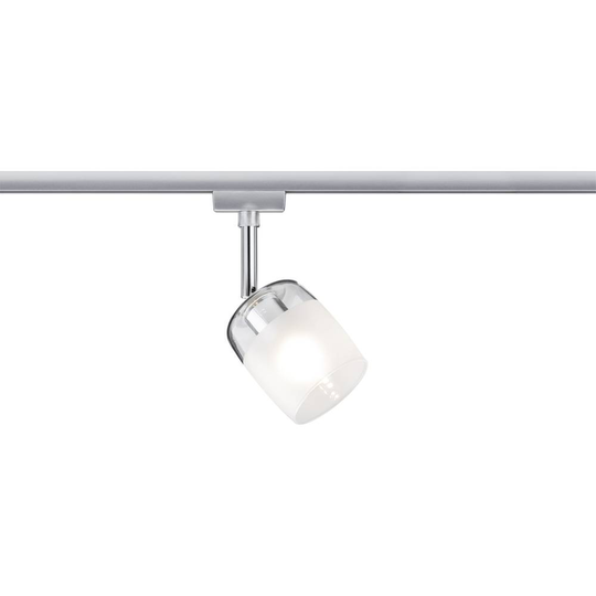 Paulmann Blossom Högvolt-skensystem URail G9 10 W LED Krom (matt), Satin