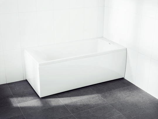 Svedbergs Badkar Z160 Standard - Med gavel Utan blandare