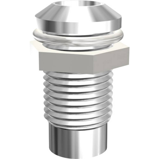 Signal Construct SMQ1089 SMQ1089 LED-sockel Metall Passar till LED 5 mm Skruvfäste