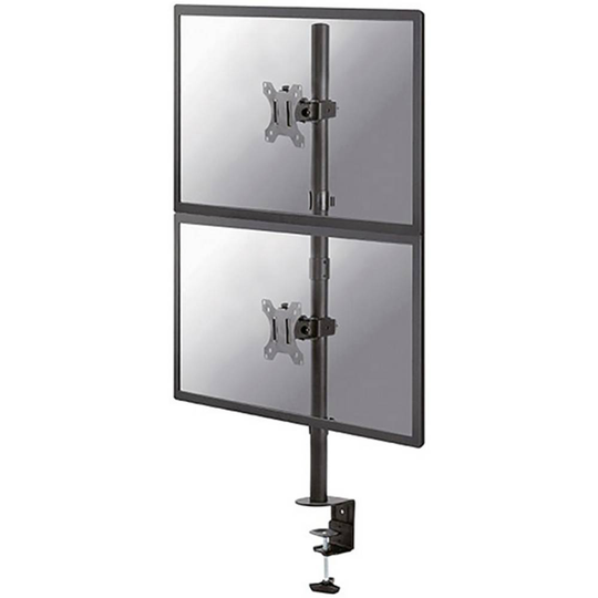 Neomounts by Newstar FPMA-D550DVBLACK 2x Monitor bordsfäste 25,4 cm (10) - 81,3 cm (32) Svängbar, Roterbar, Tiltbar