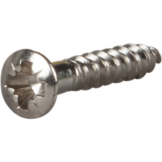 ESSVE 525212 Träskruv TKFX, mässing, förnicklad 3,5 x 20 mm, 10-pack
