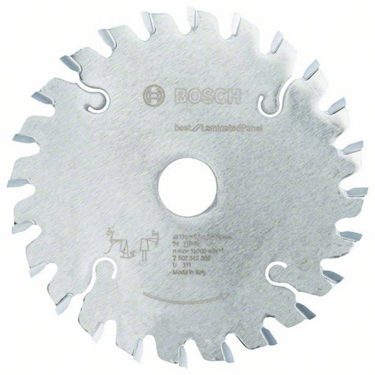 Bosch Accessories Best for Laminated Panel 2608642609 Cirkelsågblad för försågning 125 x 20 x 4.3 mm Antal tänder (per tum): 24 1 st
