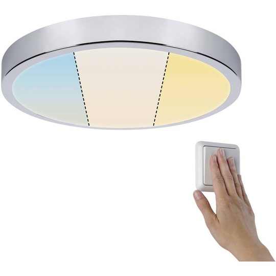 Paulmann PAULMANN Inbyggd LED-badrumspanel 24 W IP44 Krom