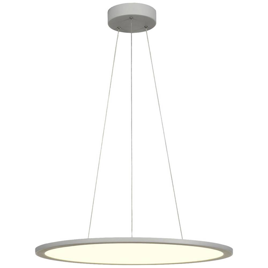LED-pendelbelysning LED fast installerad 34 W SLV PANEL 60 1003047 Grå