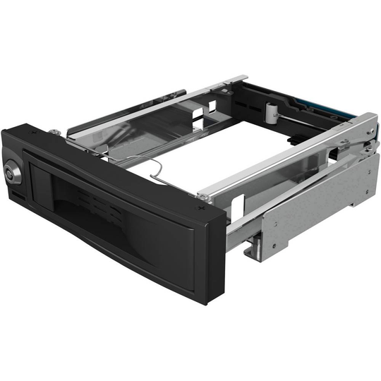 5.25 Montageram till 3.5 SATA III ICY BOX IB-167SSK, Wechselrahmen, 1x 3,5 SATA/SAS HDD zu 1x SATA Host, EasySwap trägerl