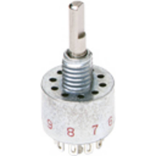 C & K Switches MB05L1NZQD Vridströmbrytare 125 V, 28 V/DC 250 mA Switchpositioner 5 1 st