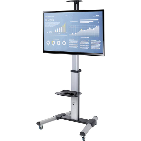 SpeaKa Professional PREM-LINE XL FS10S-46T TV-golvstativ 94,0 cm (37) - 177,8 cm (70) Tiltbar, Roterbar