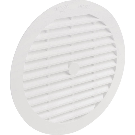 Ventilationsgaller Plast Håldiameter: 12.5 cm Wallair N32921