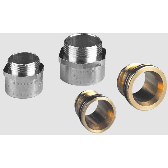 Helukabel 97623 LI M25x1,5 Slangskruvlåsning Silver M25 Rak 1 st