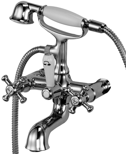 Mora Badkarsblandare Classic 150cc Krom med slang handdusch