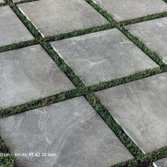 Uteklinker Keope K2 Extreme Grey 60x60 cm